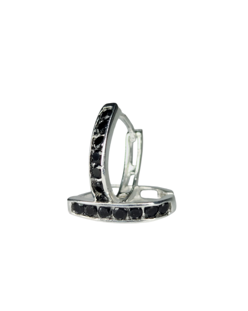 Hugies Ovaladas con zirconias.