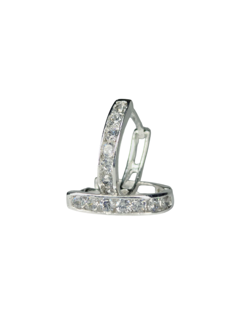 Hugies Ovaladas con zirconias.
